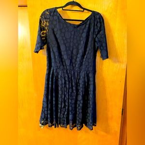 Lauren Conrad black cocktail party dress. Size 14